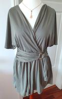 ❤ C&A kurzer Jumpsuit Playsuit Khaki mit Gürtel & Schnalle Schwerin - Krebsförden Vorschau