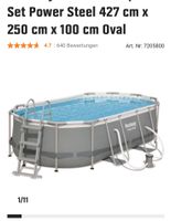 Bestway Pool mit Sandfilterpumpe 427x250x100cm Niedersachsen - Barsinghausen Vorschau