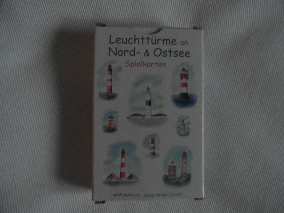 Spielkarten neuw. * Leuchttürme an Nord- & Ostsee * TOP in Harrislee