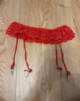 Strumpfband Halter Rot - Spitze Neustadt - Gartenstadt Süd Vorschau