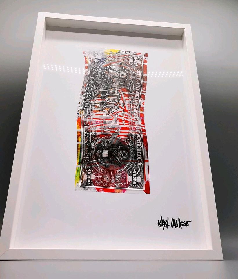 Karl Lagasse Pop Art-Dollar 30 Moderne Kunst Bild Signiert 5/33 in Herne