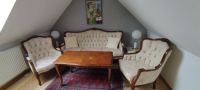 Chippendale Barock Couch Sessel Tisch Garnitur 4 Teile Bayern - Adlkofen Vorschau