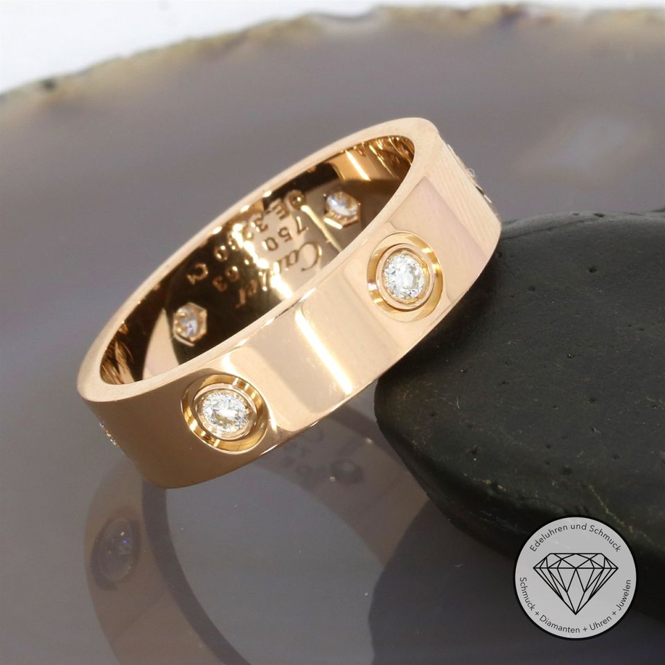 M*198379 Wert 6.600,- Cartier Love Ring 750 Gold 18 Kt Gold XXYY in Essen