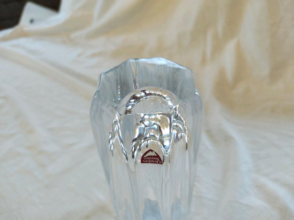 Vase aus Kristall Glas in Wewelsfleth