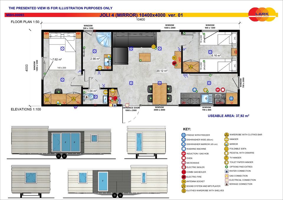 Mobilheim / Modulhaus / Tinyhaus Neu Winterfest Lark Joli KfW40 GeG konform in Hamburg