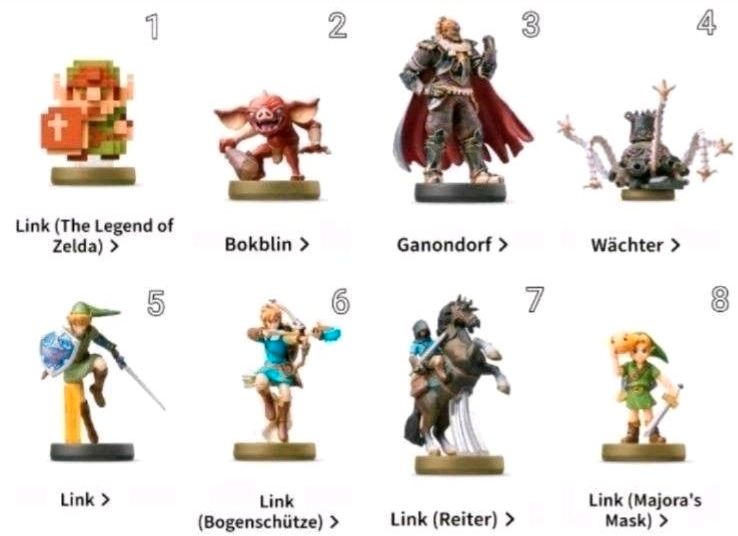 Nintendo Amiibo - Zelda Breath of the Wild & Tears of the Kingdom in Pliezhausen