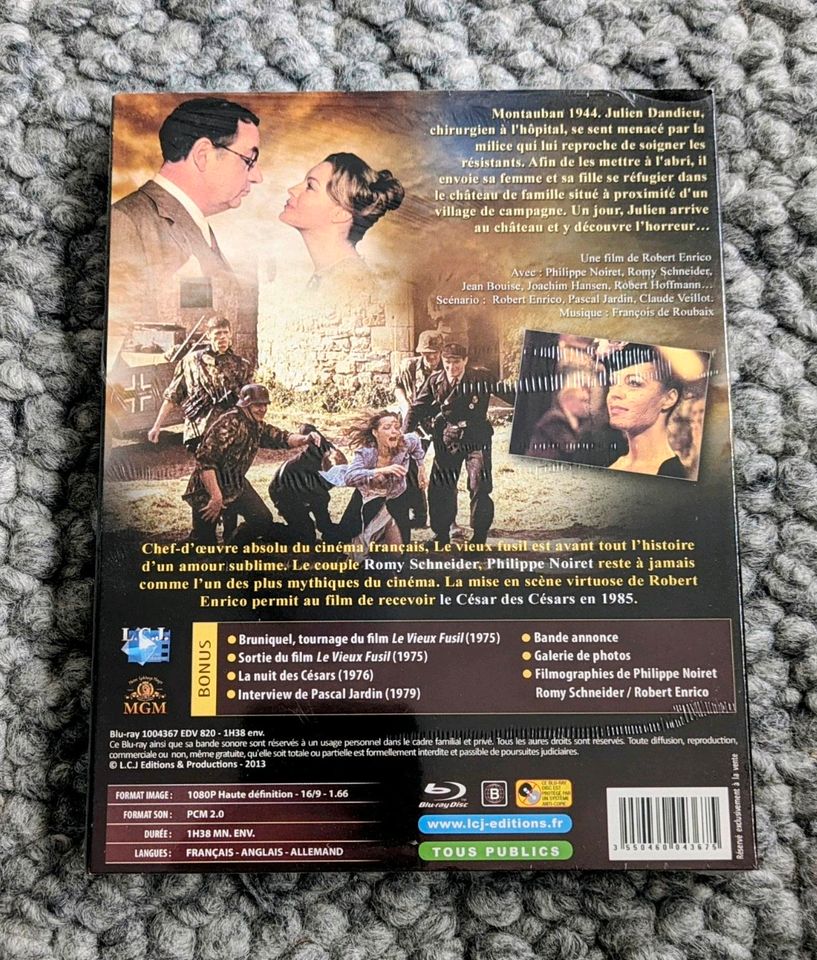 DAS ALTE GEWEHR (ROMY SCHNEIDER, RESTAURIERTE FASSUNG, BLU-RAY) in Alken