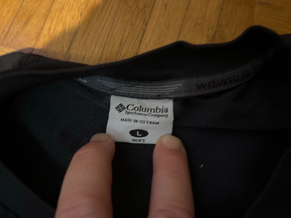 Columbia Titanium Pullunder schwarz Gr. L in Messel