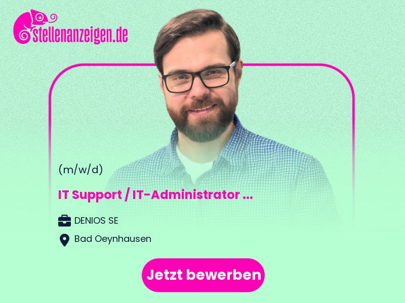 IT Support / IT-Administrator / in Bad Oeynhausen