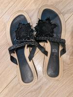 Tamaris Schlappen Gr. 40 schwarz Sandalen Hessen - Lohfelden Vorschau