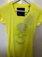 Philipp Plein T Shirt Totenkopf Neon gelb Wandsbek - Hamburg Eilbek Vorschau