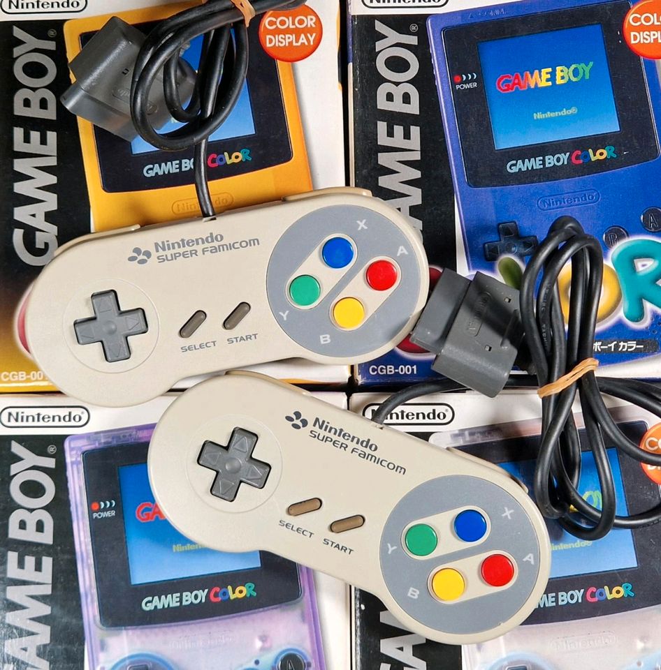 2x Original SNES SFC Super Famicom Nintendo Controller Gereinigt in Frankfurt am Main