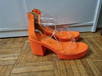 Plateau Sandaletten Damen Schuhe orange  Gr. 41 9,5cm hoch NEU Wandsbek - Hamburg Jenfeld Vorschau