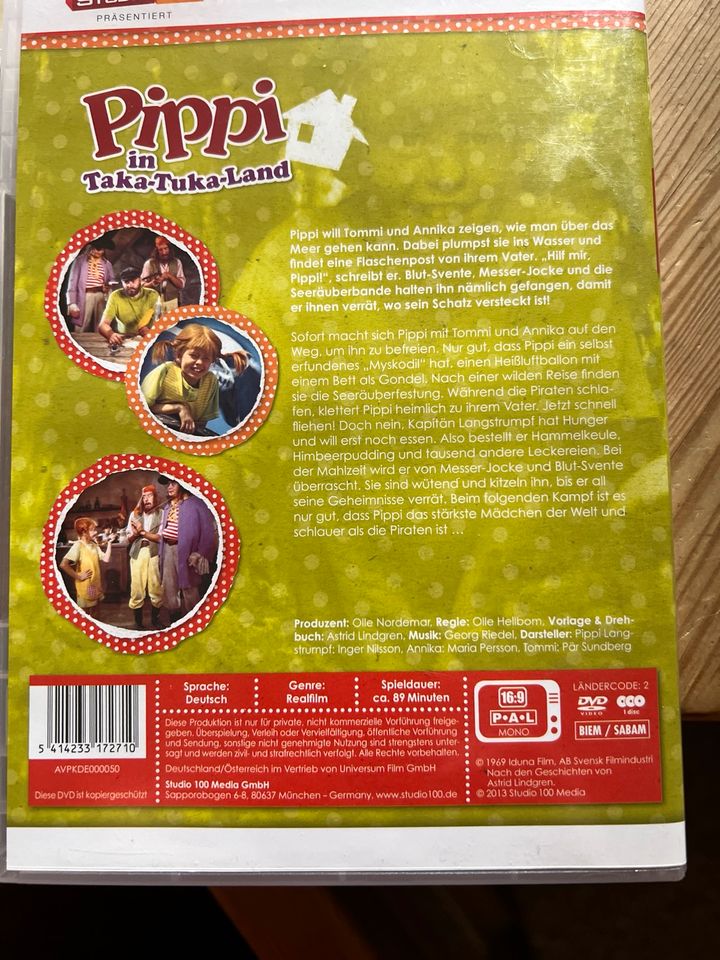 DVD Film Pippi Astrid Lindgren Geschenk Ostern? in Hermannsburg