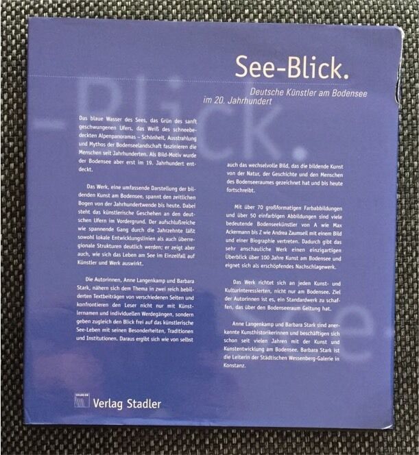 See-Blick. Deutsche Künstler am Bodensee im 20. Jahrhundert in Augsburg