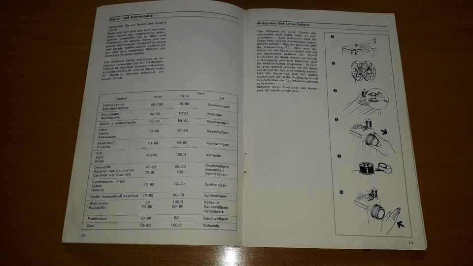 NÄHMASCHINE BEDIENUNGSANLEITUNG NÄHEN in Höhr-Grenzhausen
