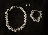 Perlen Set Kette + Armband + Ohrringe Nordrhein-Westfalen - Neuss Vorschau