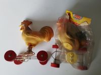 Rolly Toys 2x altes Spielzeug Nachziehtiere Gummitier Hahn Hessen - Rodgau Vorschau