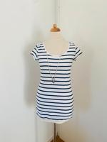 H&M Shirt Gr M weiss blau Streifen Bayern - Erding Vorschau