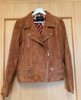 Maison Scotch & Soda Braun Echt Lederjacke XS S 34 36 Biker Jacke Sachsen-Anhalt - Merseburg Vorschau