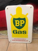 BP Tankstelle Gas Oldtimer Emailleschild Hessen - Herborn Vorschau