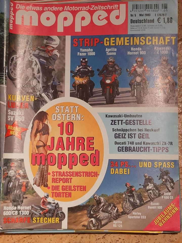 Mopped-Motorrad-Zeitschriften.Harley,Custom,Racer,Moped,125er... in Wettstetten