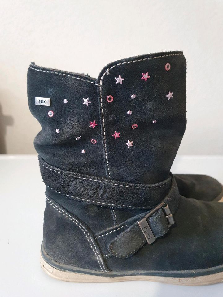 Lurchi Kinder Stiefel Velourleder Mädchen Leder Schuhe Größen 29 in Emmendingen