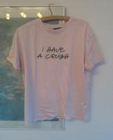 Shirt Bershka rosa Slogan Stickerei Baumwolle Bochum - Bochum-Wattenscheid Vorschau