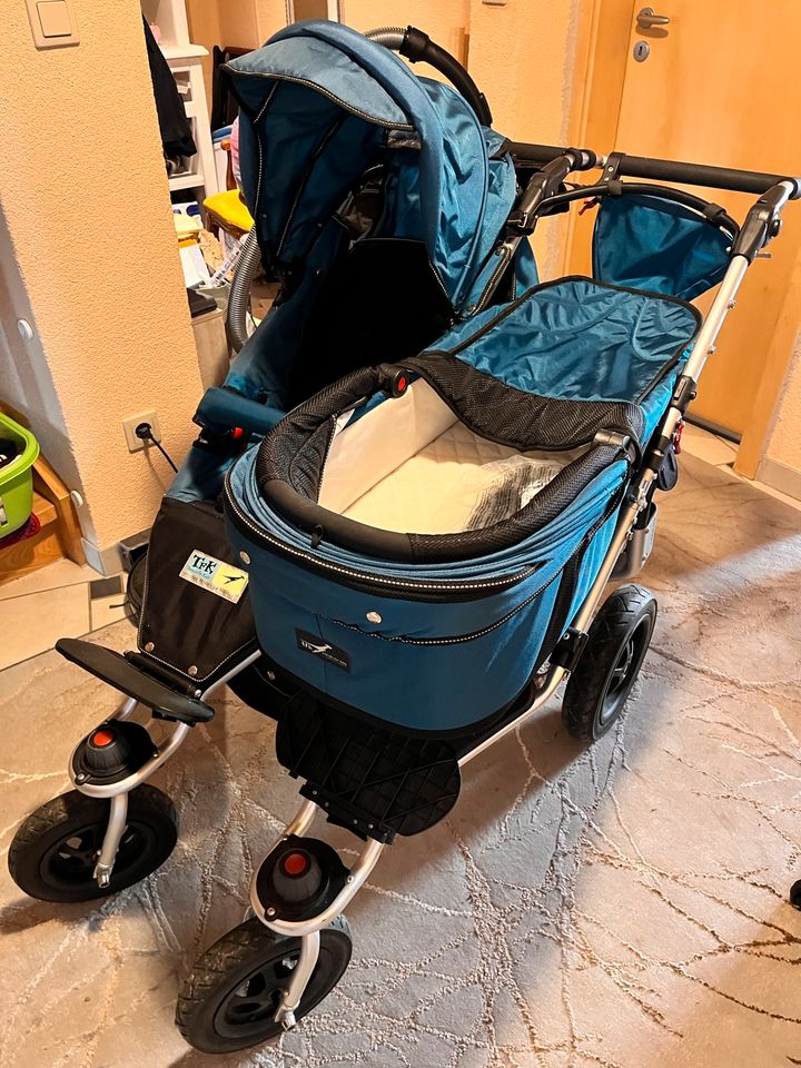 TFK Twinner Duo Geschwisterkinderwagen sehr guter Zustand! in Tännesberg