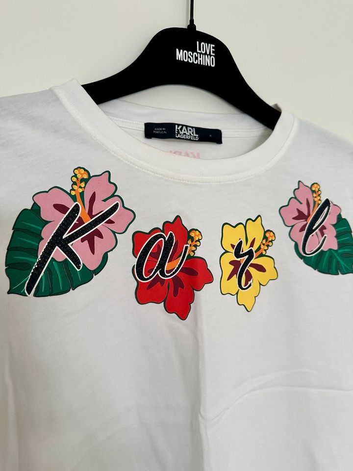 Karl Lagerfeld Damen T-Shirt weiß Gr.M in Dortmund