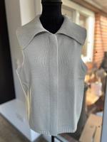 Cos Pullover ärmellos Damen Pullunder Weste Baumwoll M S graublau Niedersachsen - Heidenau Vorschau