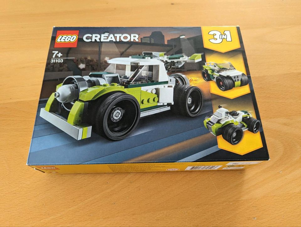 Lego Creator 31103 3in1 Raketenauto in Lage