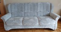 Sofa Couch mit Holz-Füßen, silber-grau Niedersachsen - Göttingen Vorschau