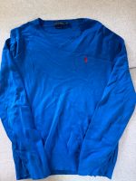 Ralph Lauren Pullover blau rot 100% Baumwolle Pima Cotton Frankfurt am Main - Kalbach Vorschau