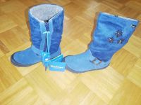 Neue blaue Veloursleder Stiefel von Richter - ungetragen Berlin - Tempelhof Vorschau