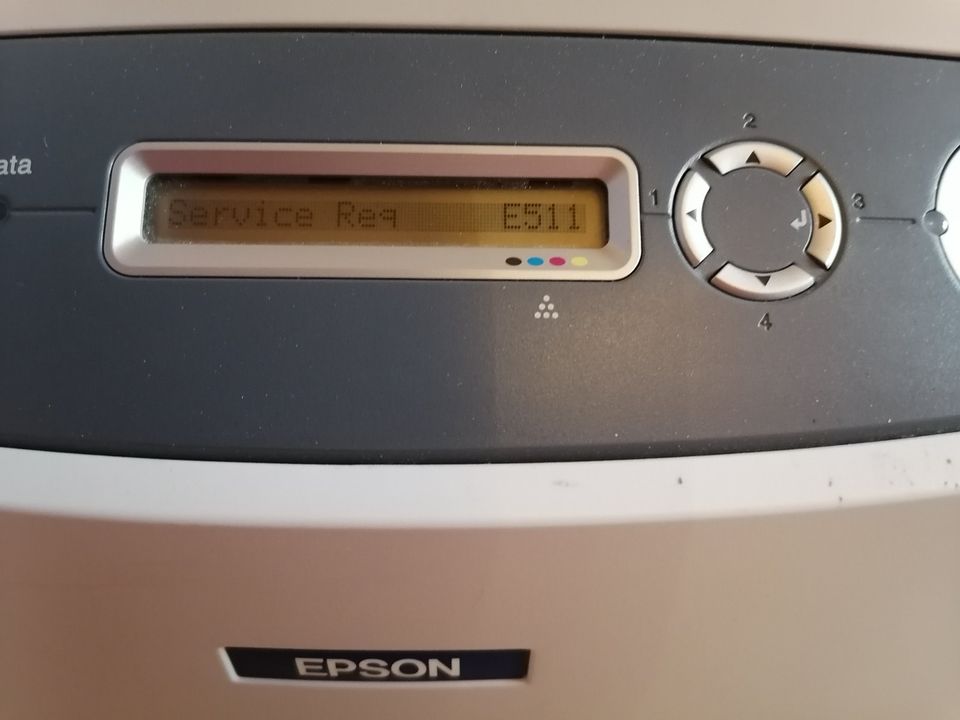 EPSON-Farblaserdrucker - Aculaser C1100 - reparaturbedürftig in Geiselhöring