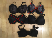 diverse BHs 80E 80F verschiedene Modelle Soft-Cup Spitze schwarz Kr. München - Haar Vorschau