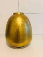 Dekoration NEU Goldene Vase mit Struktur aus Metall Nordrhein-Westfalen - Herzogenrath Vorschau