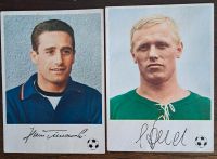 Alte Fußball Autogrammkarten Hans Tilkowski und Siggi Held. Hessen - Eschborn Vorschau