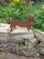 Gartendekor Hund Dackel aus Metall Niedersachsen - Peine Vorschau