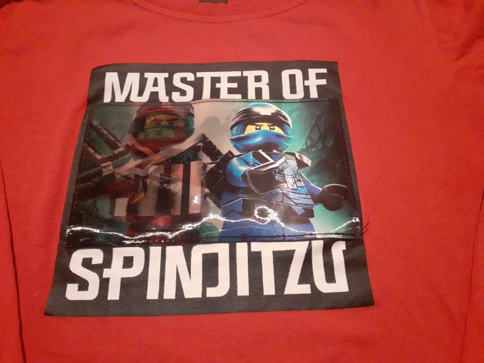 T-Shirt - Gr.116 - Lego Ninjago - rot - guter Zustand in St. Kilian