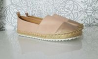 DUNE Espadrilles Ballerinas Rose- Gold 40 Leder Brandenburg - Leegebruch Vorschau