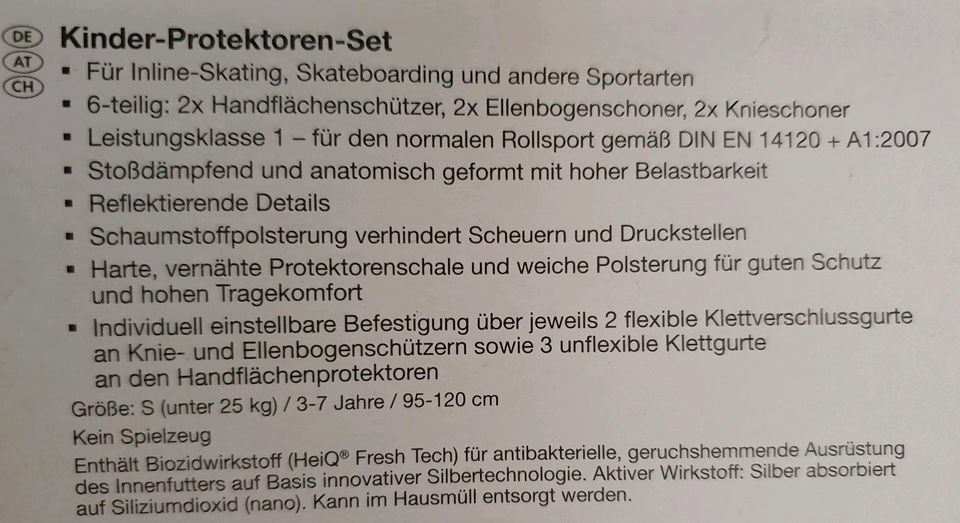 NEU: Protektoren SET für Kinder 3 bis 7 Jahre in Ansbach