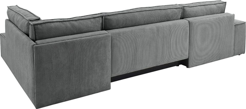 Wohnlandschaft Couchgarnitur Funktion Cord grau UVP 2499 € - 4970 in Bad Driburg