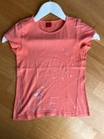 T-Shirt s.oliver Gr 128/134 glitzer Schmetterling orange Bayern - Karlsfeld Vorschau