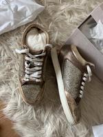 Jimmy Choo Sneaker, Gold Glitzer, Gr 38 München - Sendling Vorschau