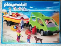 Playmobil Family Fun 4144 Familyvan mit Bootsanhänger Auto Boot Hessen - Zierenberg Vorschau