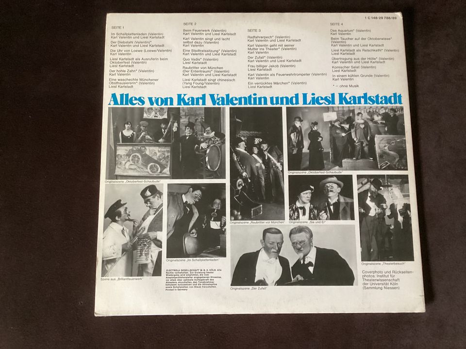 LP Vinyl Schallplatte Alles von Karl Valentin und Liesl Karlstadt in Neuwied