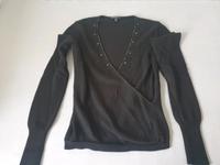 Schwarzer Pulli mit schwarzen Steinchen und Pailletten von Apart Nordrhein-Westfalen - Warstein Vorschau