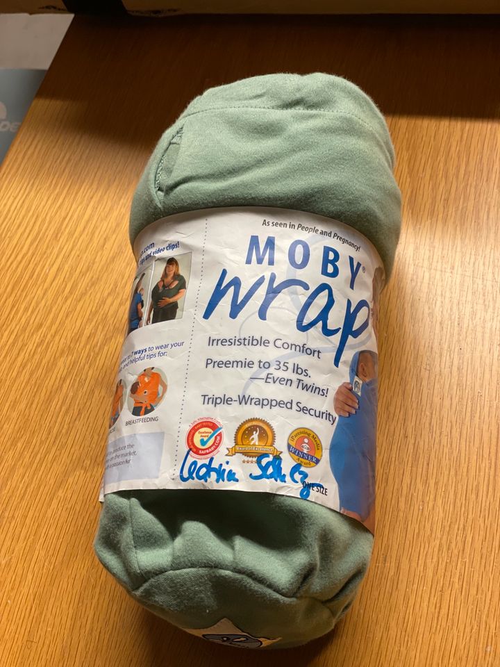 Moby wrap ORIGINAL wie neu! Tragetuch Wickeltuch in Erbach